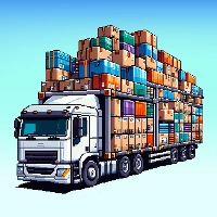 صورة للعبة Pocket Trucks: Route Evolution [Money mod]
