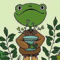 صورة للعبة Frog Lulu Flower Garden [Money mod]