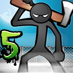 صورة للعبة Anger of stick 5  zombie [Mod Money]