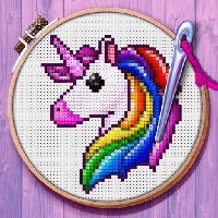 صورة للعبة Magic Cross Stitch Pixel Art [unlocked/Adfree]