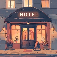 صورة للعبة Doorman Story Hotel team tycoon [Free Shopping]