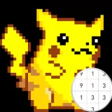 صورة للعبة Pokepix Color By Number Art Pixel Coloring [unlocked/много подсказов/Adfree]