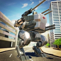 صورة للعبة Mech Wars Multiplayer Robots Battle [Mod Menu]