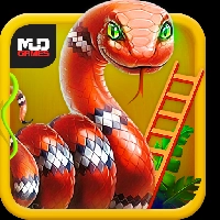 صورة للعبة Snakes and Ladders 3D Online [Mod Money]