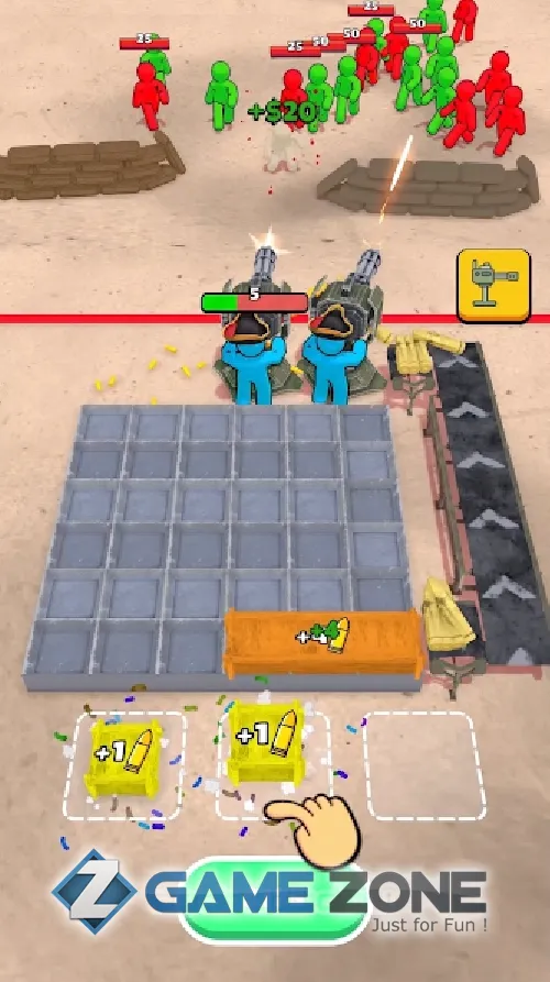 صورة من لعبة Ammo Fever: Tower Gun Defense [Mod]