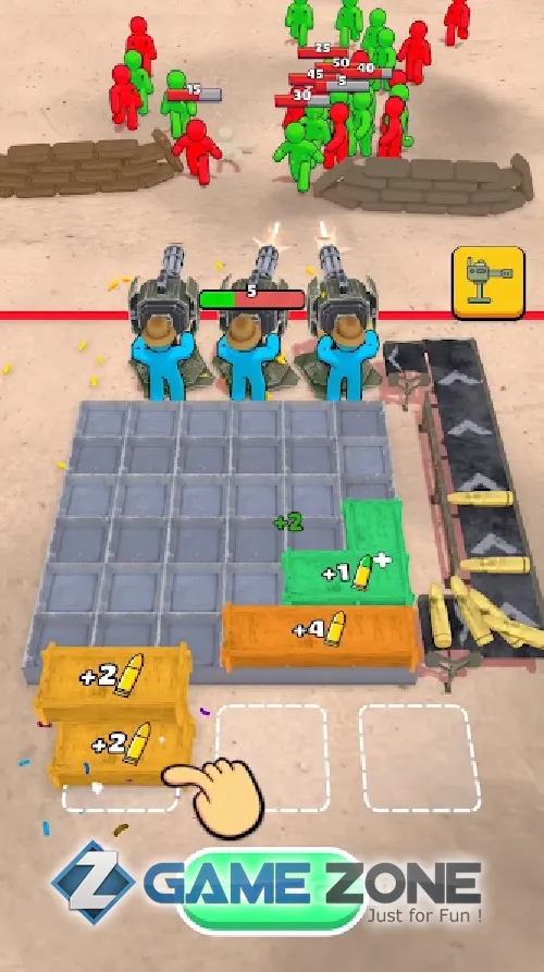 صورة من لعبة Ammo Fever: Tower Gun Defense [Mod]