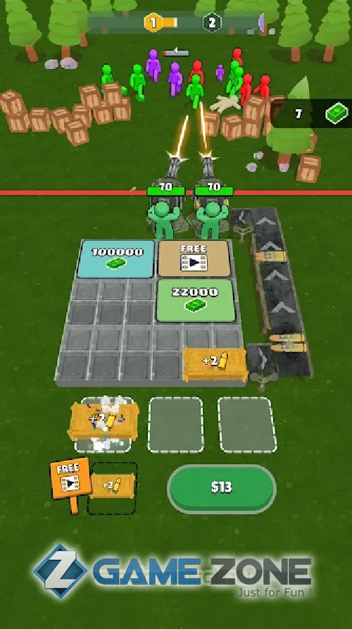 صورة من لعبة Ammo Fever: Tower Gun Defense [Mod]