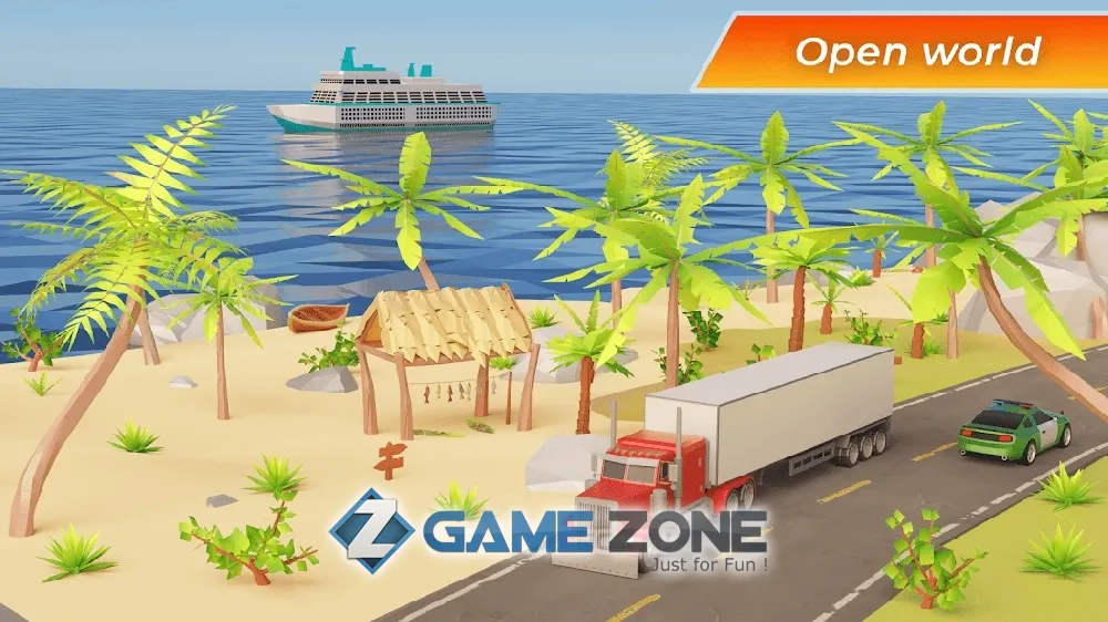 صورة من لعبة Angry Truck 3D Mini Simulator [Money mod]