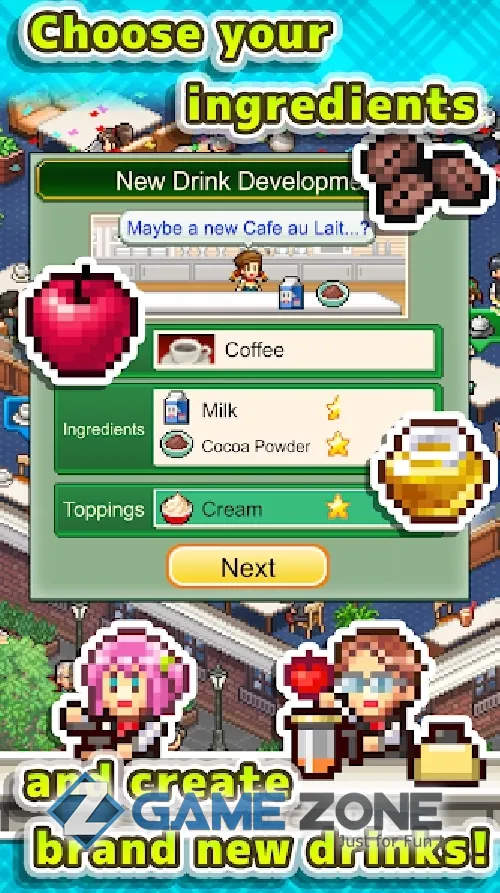 صورة من لعبة Cafe Master Story [Mod menu]
