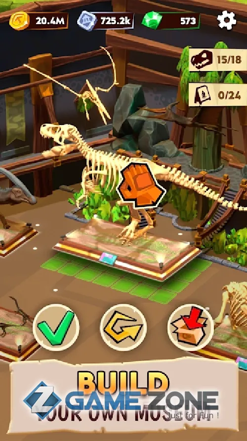 صورة من لعبة Dino Quest 2: Dinosaur Fossil [Money mod]