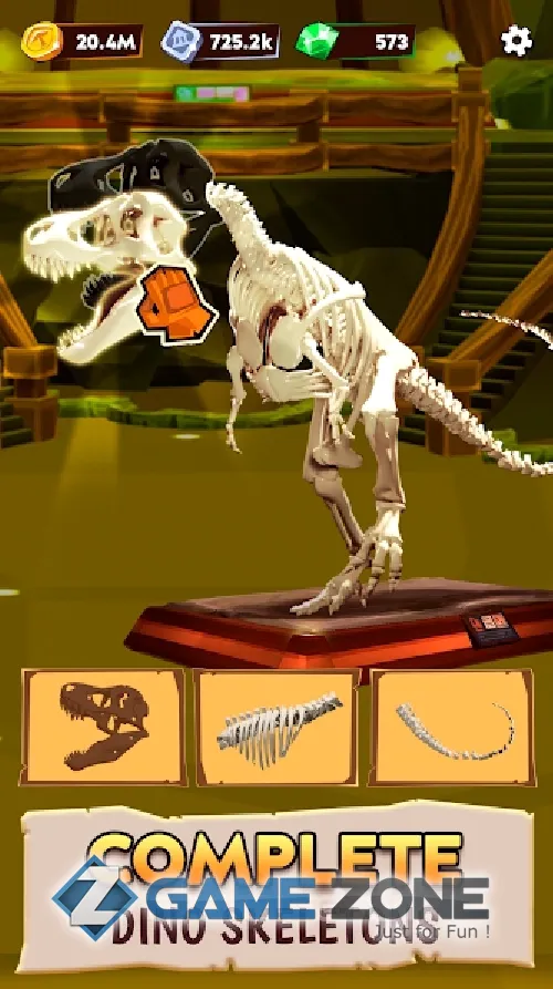 صورة من لعبة Dino Quest 2: Dinosaur Fossil [Money mod]