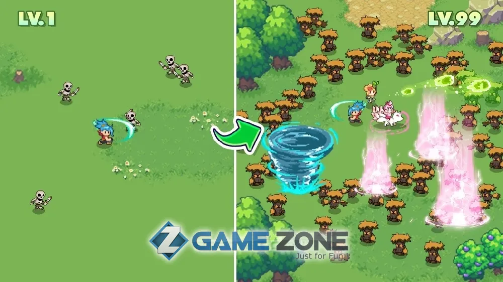 صورة من لعبة Guardian War: RPG Pixel Games [Money mod]