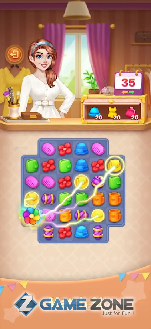 صورة من لعبة Hey Beauty: Love & Puzzle [Money mod]