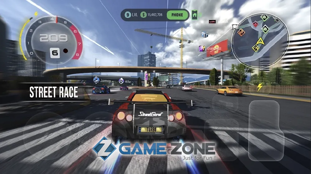 صورة من لعبة Turbo Tornado: Open World Race [Money mod]