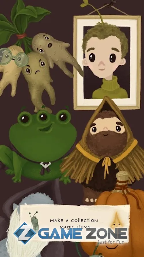 صورة من لعبة Olivia the Witch. Potion store