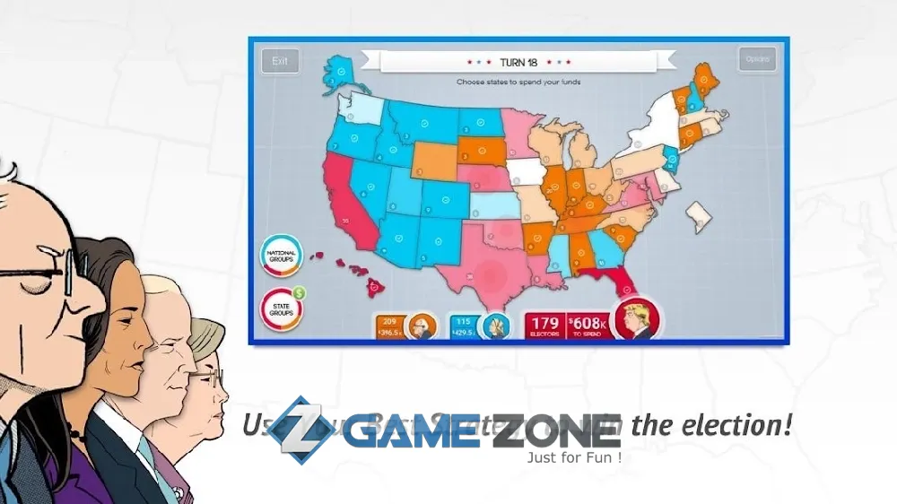 صورة من لعبة 270 | Two Seventy US Election [Unlocked]