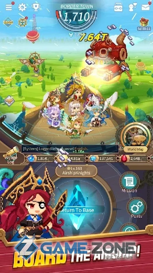 صورة من لعبة Airship Knights