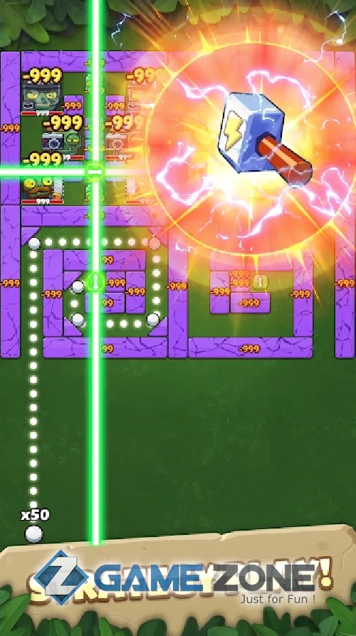 صورة من لعبة Breaker Fun 2: Zombie Games [Lots of diamonds]