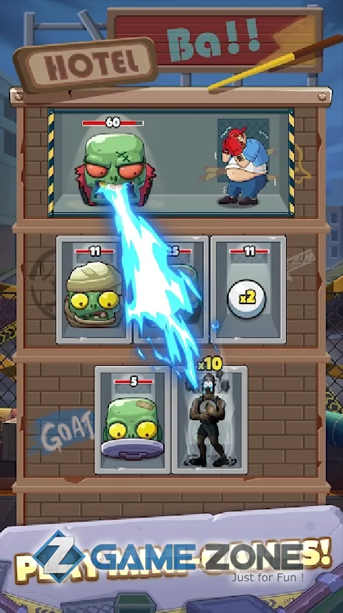 صورة من لعبة Breaker Fun 2: Zombie Games [Lots of diamonds]