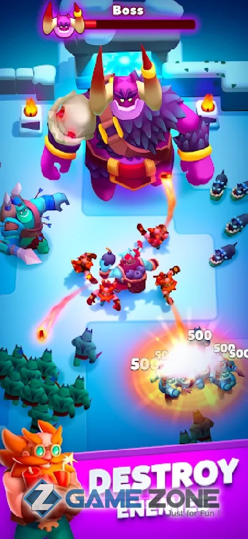 صورة من لعبة Crash Heads [No Ads]