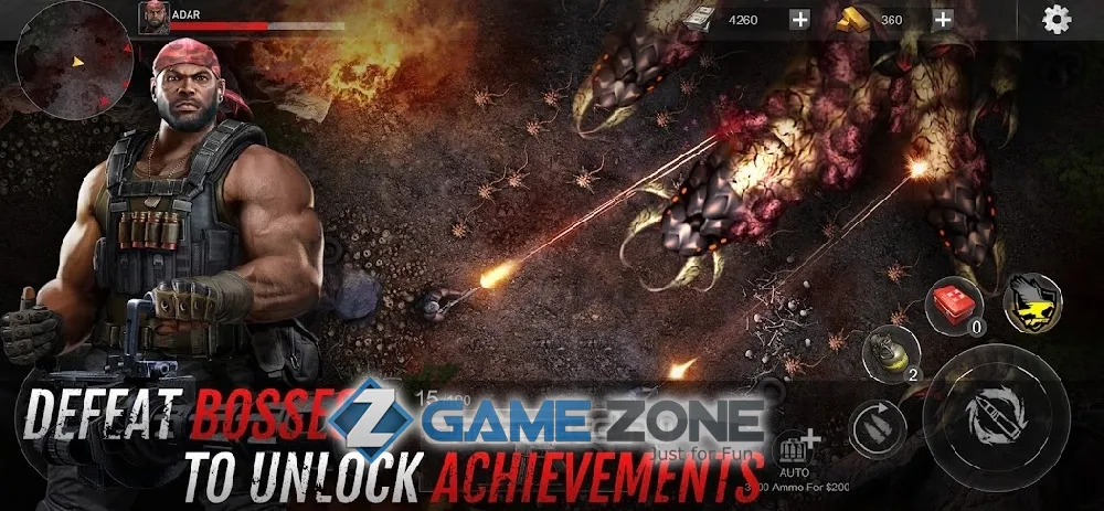 صورة من لعبة Dead Zombie Shooter: Survival [Mod menu]