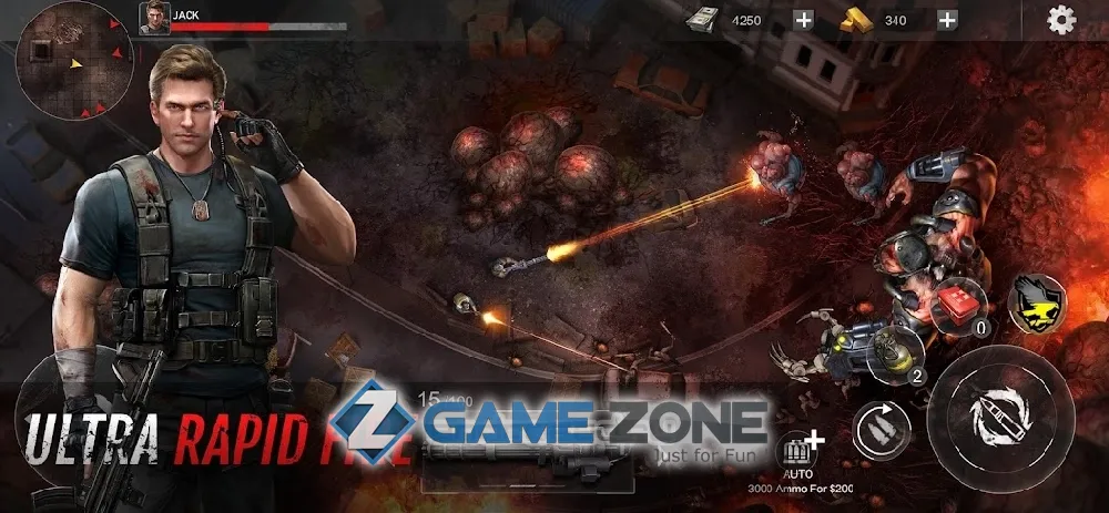 صورة من لعبة Dead Zombie Shooter: Survival [Mod menu]