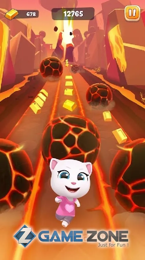 صورة من لعبة Talking Tom Time Rush [Money mod]