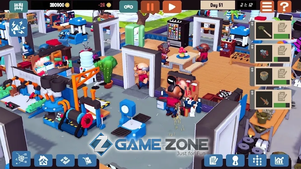 صورة من لعبة Little Big Workshop [Money mod]