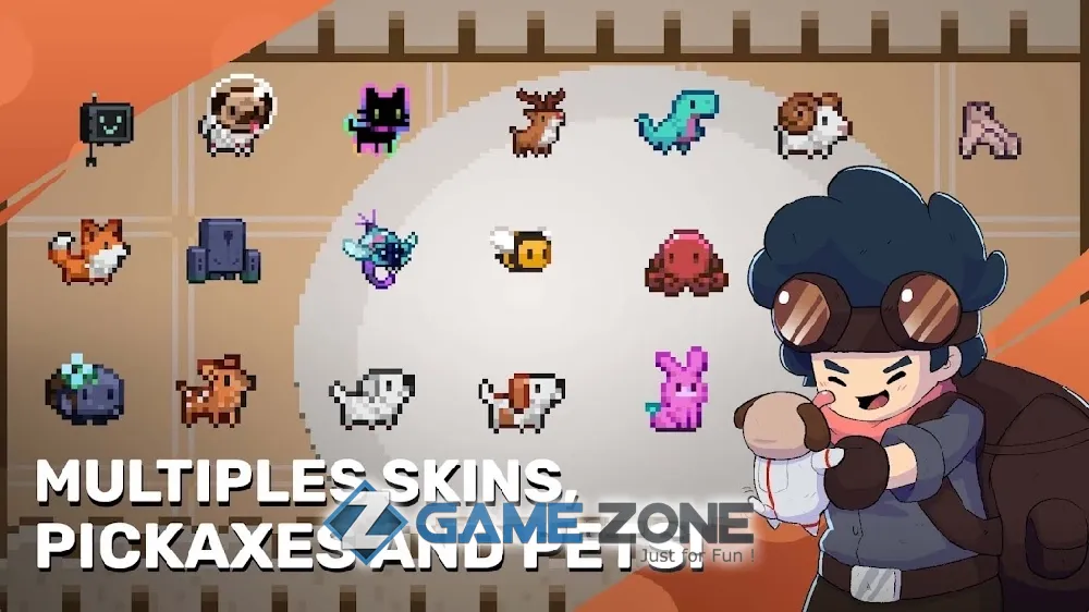 صورة من لعبة MineGeon: Space Mining Dungeon [Mod Menu]