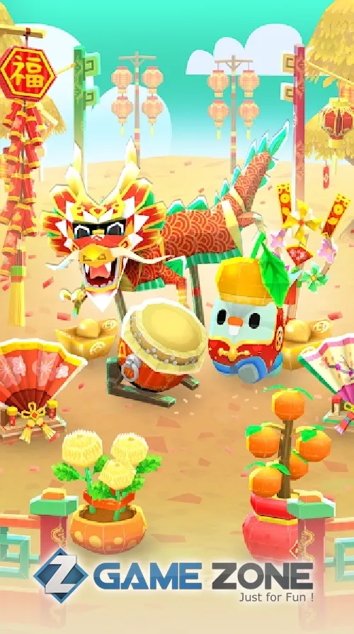 صورة من لعبة Origami Paradise [Money mod]