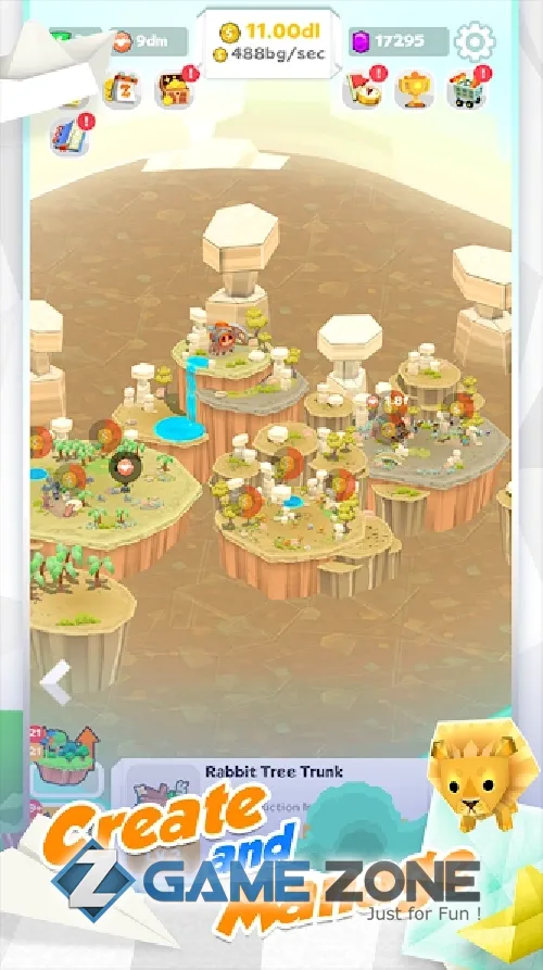 صورة من لعبة Origami Paradise [Money mod]