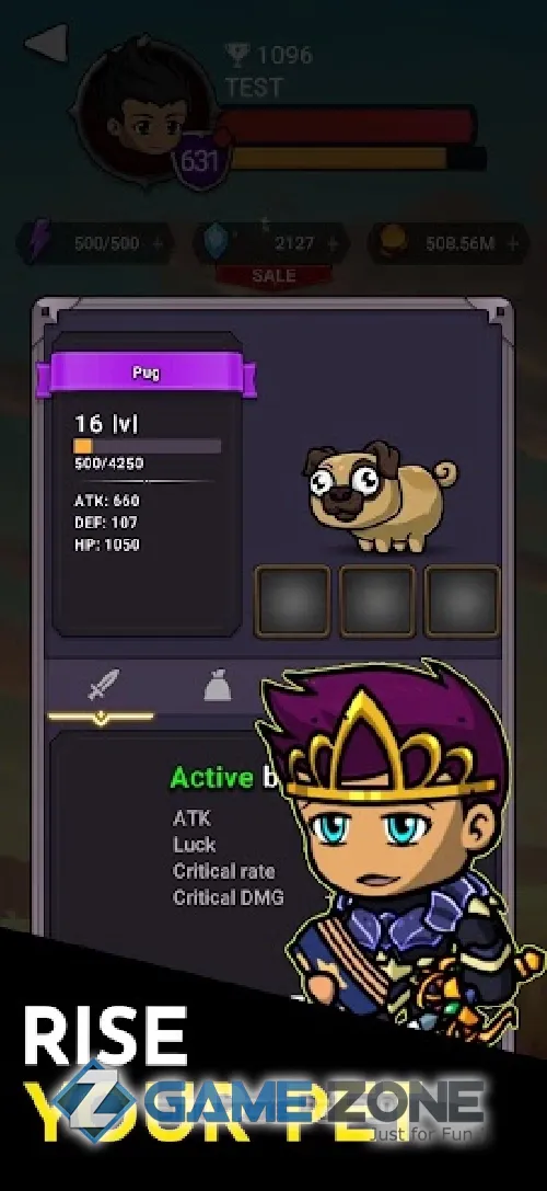 صورة من لعبة Simplest RPG - AFK Idle Game