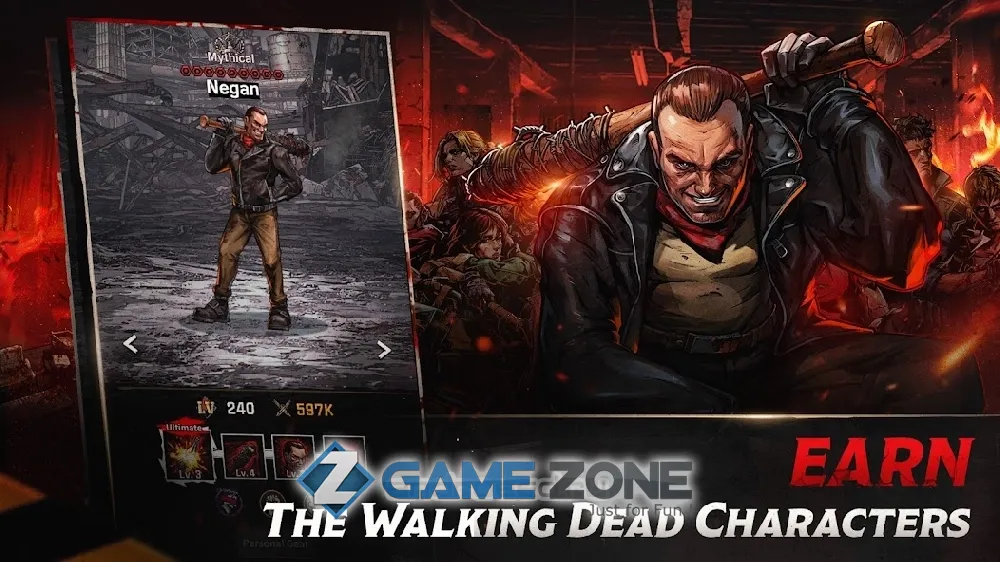 صورة من لعبة The Walking Dead AllStars