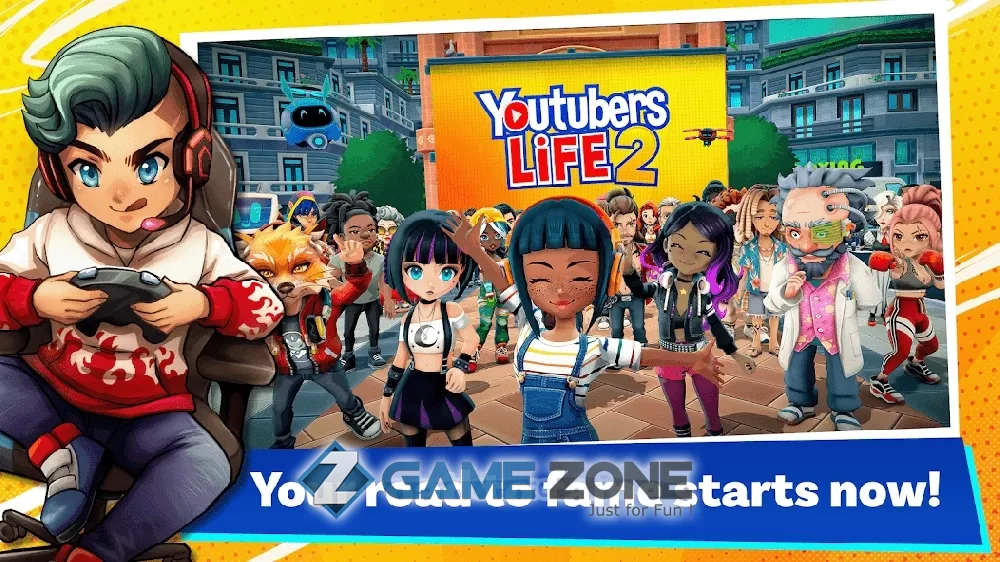 صورة من لعبة Youtubers Life 2 [Mod Money]