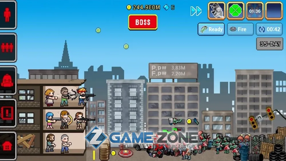 صورة من لعبة 100 DAYS Zombie Survival [Mod Diamonds]