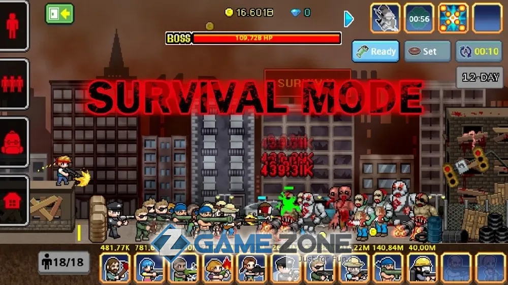 صورة من لعبة 100 DAYS Zombie Survival [Mod Diamonds]