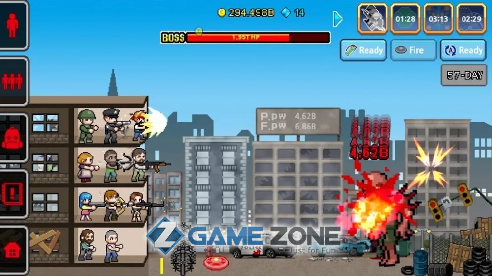 صورة من لعبة 100 DAYS Zombie Survival [Mod Diamonds]