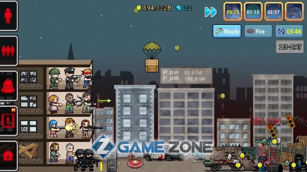 صورة من لعبة 100 DAYS Zombie Survival [Mod Diamonds]