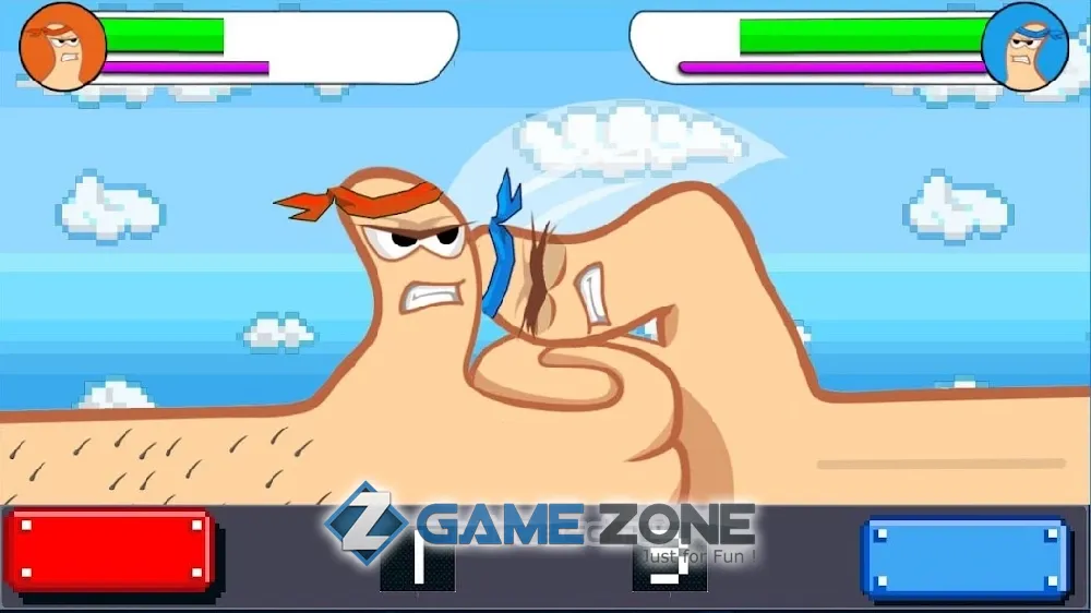 صورة من لعبة 12 MiniBattles - 44 мини-игр для 2 игроков