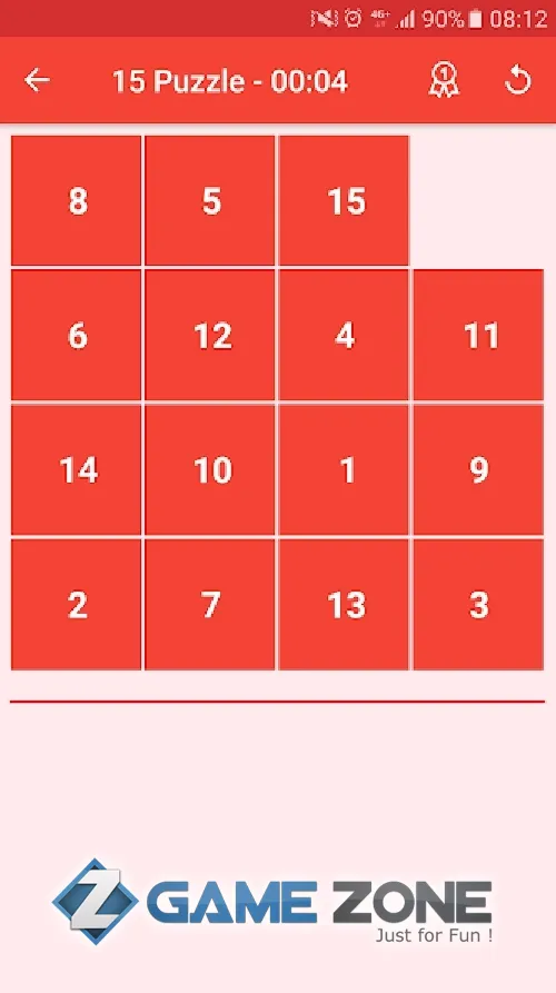 صورة من لعبة 15 Puzzle [Без рекламы]