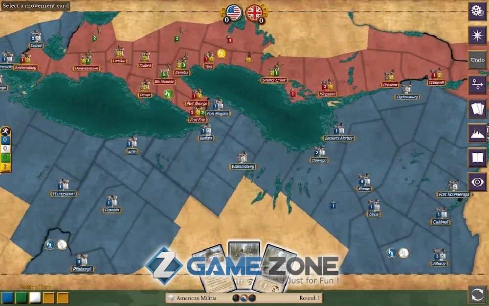 صورة من لعبة 1812: The Invasion of Canada