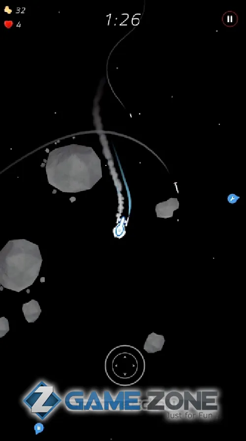 صورة من لعبة 2 Minutes in Space - Missiles Vs. Asteroids [Mod Money]