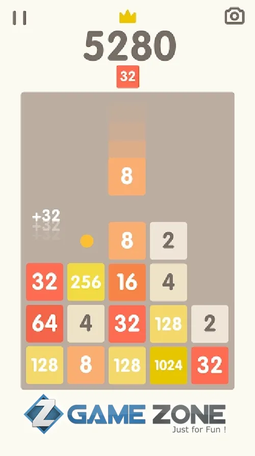 صورة من لعبة 2048 Bricks [Без рекламы+деньги]