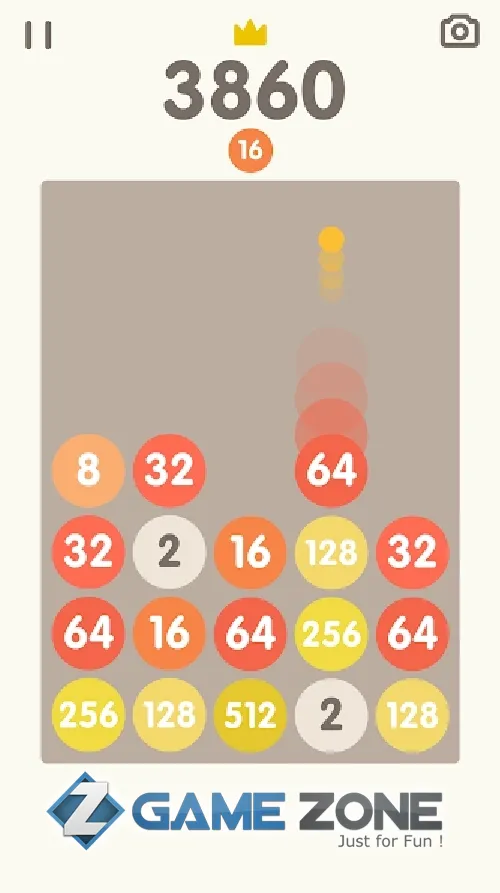صورة من لعبة 2048 Bricks [Без рекламы+деньги]
