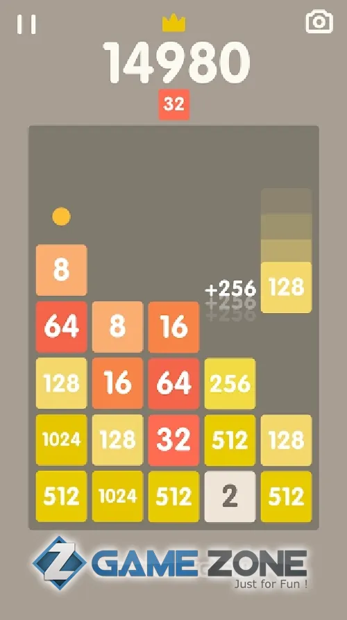صورة من لعبة 2048 Bricks [Без рекламы+деньги]