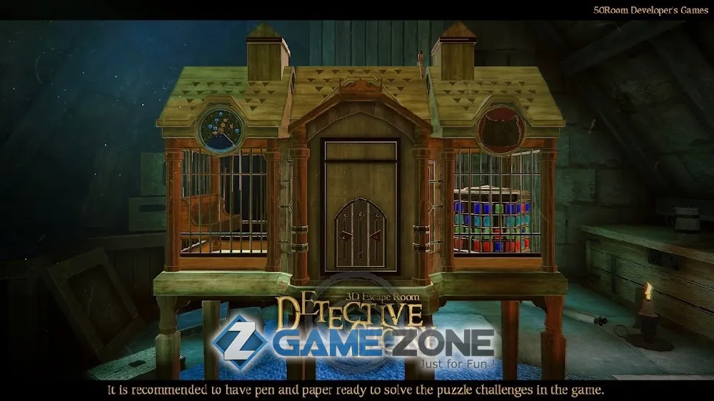 صورة من لعبة 3D Escape Room Detective Story [Money mod]