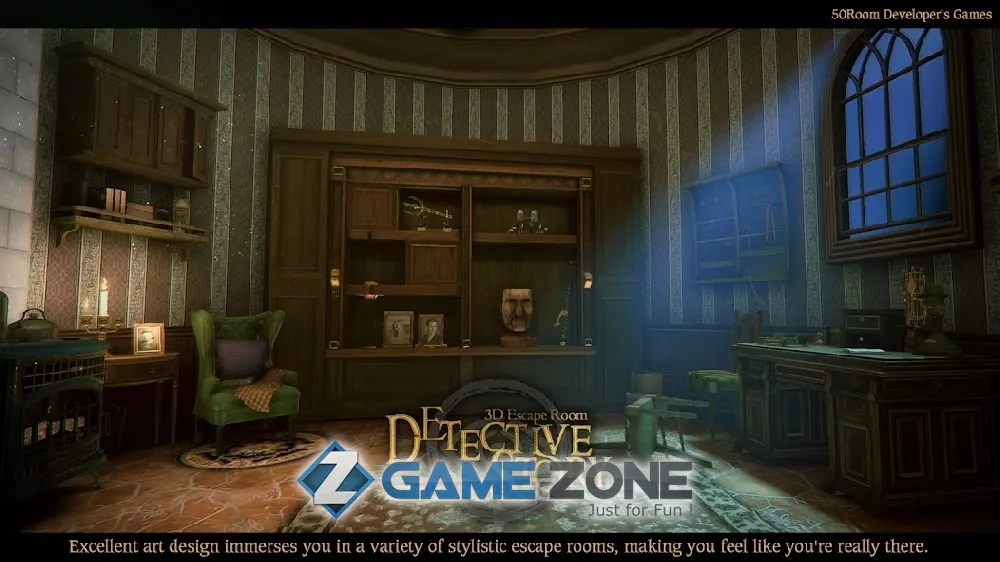 صورة من لعبة 3D Escape Room Detective Story [Money mod]