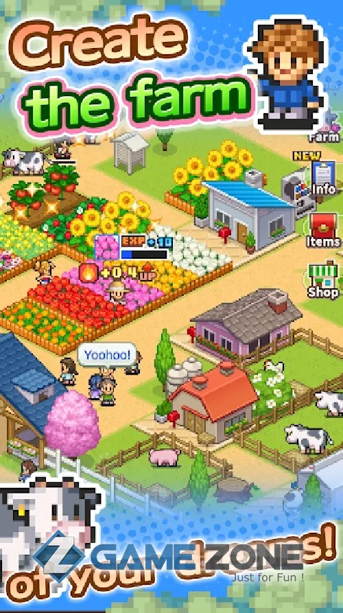 صورة من لعبة 8-Bit Farm [Много денег]