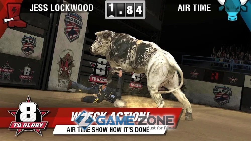 صورة من لعبة 8 to Glory - Bull Riding