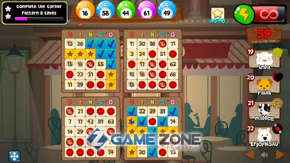 صورة من لعبة Abradoodle Bingo: Бинго лото игры